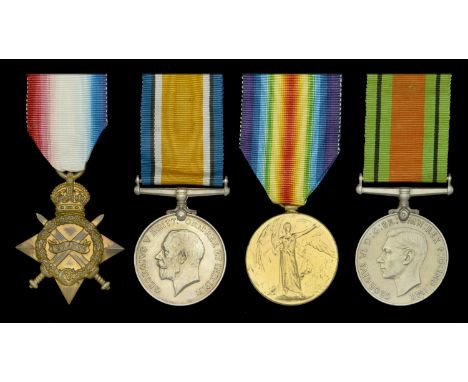 Seven: Lieutenant G. E. Middleditch, Oxfordshire and Buckinghamshire Light Infantry  1914-15 Star (Lieut. G. E. Middleditch. 