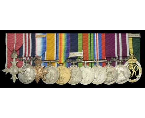 A Second War M.B.E., Great War ‘Western Front’ M.M. group of eleven awarded to Major A. Shelton, Royal Artillery  The Most Ex