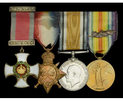 A Great War ‘Western Front’ D.S.O. group of four awarded to Major E. A. Widdowson, New Zealand Army Medical Corps  Distinguis