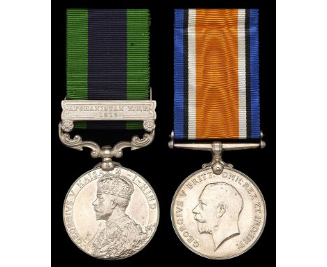 Pair: Second Lieutenant H. R. Wright, 11th Gurkha Rifles, Indian Army  British War Medal 1914-20 (2. Lieut. H. R. Wright.); I