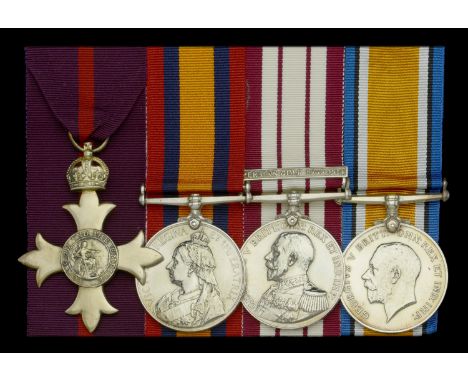 A Great War O.B.E. group of four awarded to Paymaster Commander C. C. Merry, Royal Navy   The Most Excellent Order of the Bri