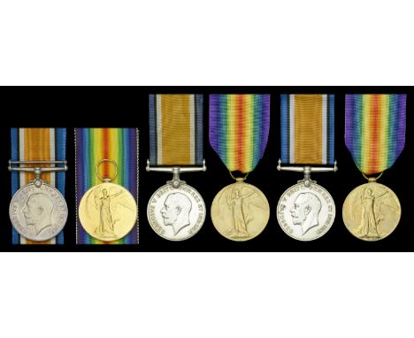 Pair: Private T. J. Bywater, 5th (London Rifle Brigade) Battalion, London Regiment British War and Victory Medals (S.33507 Pt