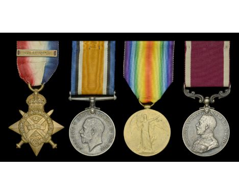 Four: Sergeant R. A. Harris, Oxfordshire and Buckinghamshire Light Infantry  1914 Star, with copy clasp (6940 L. Cpl. R. A. H