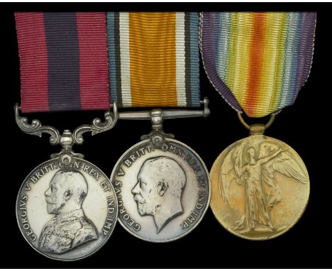 A fine Great War ‘Western Front 1918’ D.C.M. group of three awarded to Private S. Powner, 2/4th (Hallamshire) Battalion, York