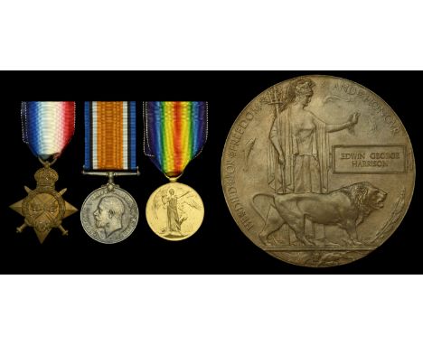 Three: Chief Ship’s Cook E. G. Harrison, Royal Navy, who was killed in action when H.M.S. Hampshire was sunk off Orkney, 5 Ju