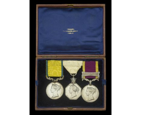 Three: Attributed to Admiral and First Sea Lord Sir Richard Vesey Hamilton, G.C.B., Royal Navy Baltic 1854-55; Arctic Medal 1