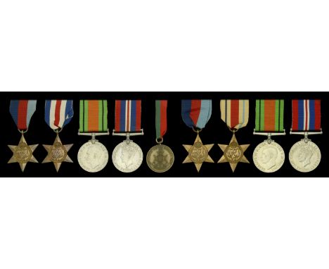 Five: Private F. E. Care, 5th (Cinque Ports) Battalion, Royal Sussex Regiment 1939-45 Star; France and Germany Star; Defence 