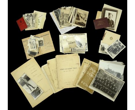 A large quantity of Documents, Wartime Photographs, and other Ephemera. Including a Commission Document appointing Theodore F