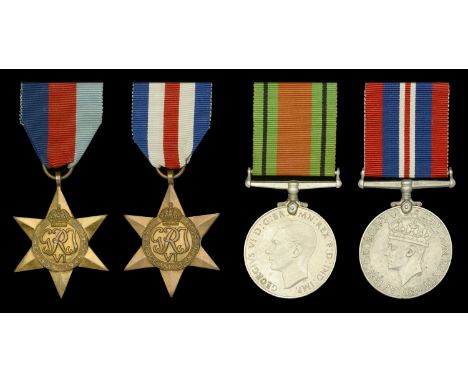 Four: Attributed to Flight Lieutenant (Observer) H. D. Richards, Royal Air Force Voluntary Reserve  1939-45 Star; France and 