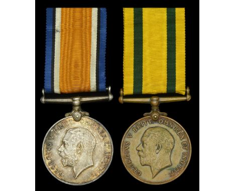 Pair: Lieutenant R. E. Birtwistle, 13th Rajputs, Indian Army, late Middlesex Regiment  British War Medal 1914-20 (Lieut. R. E