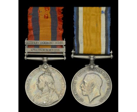 Pair: Sergeant L. P. Thatcher, Canadian Army Medical Corps, late Royal Army Medical Corps  Queen’s South Africa 1899-1902, 2 