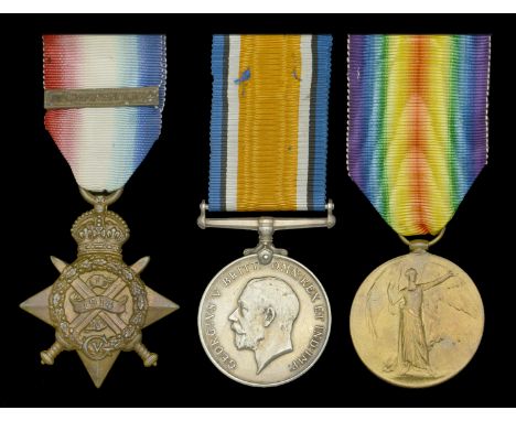 Three: Sergeant C. Cox, Royal Field Artillery, who was Mentioned in Despatches in 1914, and was killed in action on the Weste