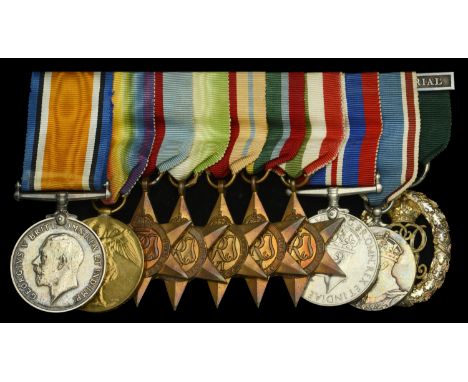 Ten: Lieutenant-Colonel A. N. R. Broomfield, Hampshire Heavy Brigade, Royal Artillery  British War and Victory Medals (Lieut.