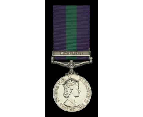 General Service 1918-62, 1 clasp, Malaya, E.II.R. (22274117 Cpl. K. Williams. R.E.) good very fine £60-£80  ---  Keith Willia