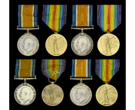 Pair: Private F. J. Archer, Rifle Brigade British War and Victory Medals (S-27477 Pte. F. J. Archer. Rif. Brig.) very fine  P