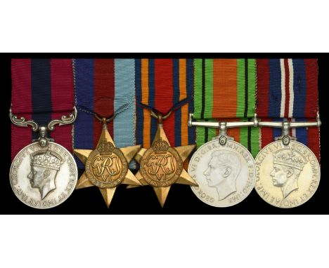 A Second War ‘Burma Operation’ D.C.M. group of five awarded to Sergeant L. J. Rawlins, Hampshire Regiment, attached Gold Coas