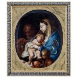 Trevisani, Francesco: Ovales Bildnis mit der Heiligen Familie und dem Johannesknaben