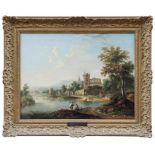 Griffier, Jan: Flusslandschaft mit Burgruine
