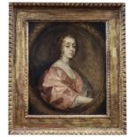 Portrait der Henrietta Maria de Bourbon, Flämische Schule, 17. Jh.
