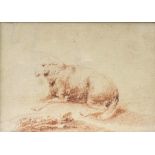 Ruhendes Schaf, 17./18. Jh.