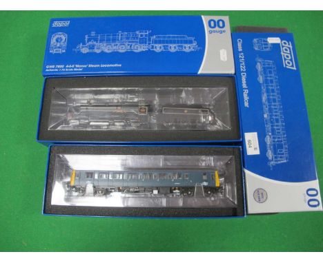 Two Dapol OO Gauge/4mm Boxed Locomotives. A Ref No 45-001-004 Manor Class 4-6-0 with six wheel tender, BR black "Hook Norton 