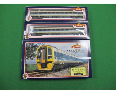 Two Bachmann OO Gauge/4mm Class 158 Two Car DMU sets - A Ref/No 31-500A Regional Railways and Ref/No 31-501 'Scot Rail'. Both