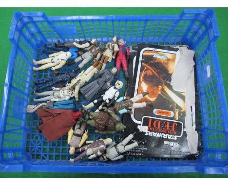 Eighteen Original Star Wars Trilogy Plastic Action Figures to include Lando Calrission, Nien Numb, The Emperor, Bespin Securi