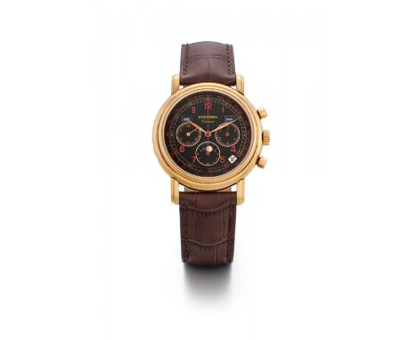EKEGREN GENÈVEChronograph. Herkunft: Schweiz, Genf. Werk: Automatik, Cal. Zenith 3019 PHF. Gehäuse/Armband: 750/- Roségold, L