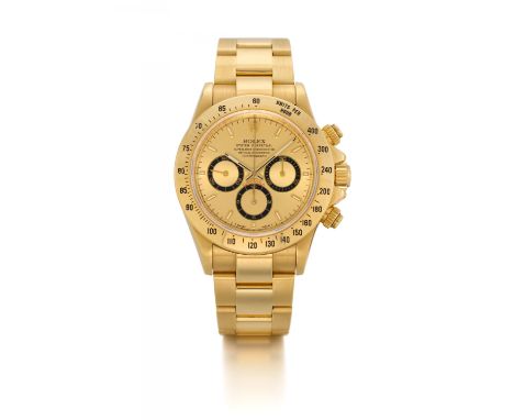 ROLEXDaytona. Art der Uhr: Chronograph. Herkunft: Schweiz, Genf. Datierung: 1994. Werk: Automatik, Cal. 4030. Gehäuse/Armband