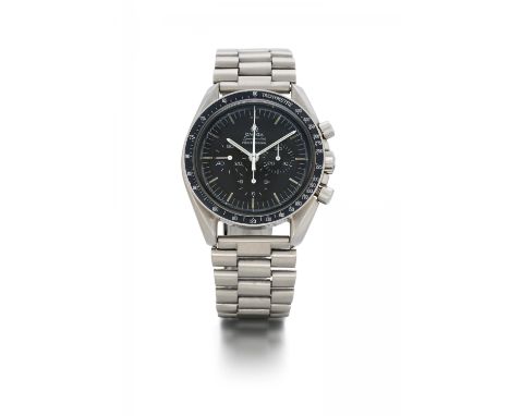 OMEGASpeedmaster Moon Watch. Art der Uhr: Chronograph. Herkunft: Schweiz, Biel. Werk: Handaufzug, Cal. 861. Gehäuse/Armband: 
