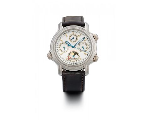JAEGER LECOULTREGrand Réveil Calendrier Perpétual. Art der Uhr: Armbanduhr mit Weckfunktion und ewigem Kalender. Herkunft: Sc
