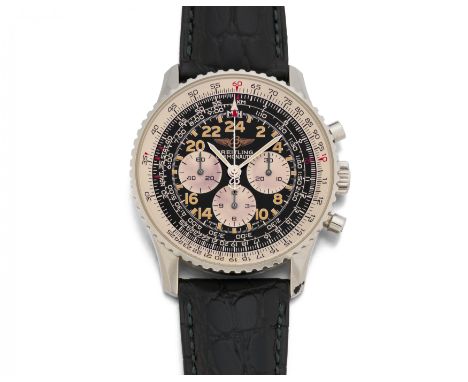 BREITLINGCosmonaute. Art der Uhr: Chronograph. Herkunft: Schweiz, Grenchen. Datierung: 1993 bzw. 1995. Werk: Handaufzug, Lema
