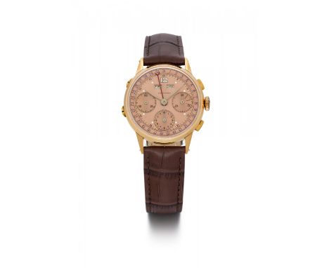 LEONIDAS (HEUER GROUP)Chronograph. Herkunft: Schweiz, Saint-Imier. Datierung: Um 1950. Werk: Handaufzug, Cal. Valjoux 72. Geh