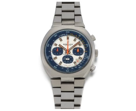 BREITLINGTransocean. Art der Uhr: Chronograph. Herkunft: Schweiz, Grenchen. Werk: Handaufzug, Cal. 112. Gehäuse/Armband: Stah
