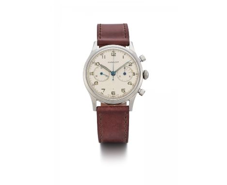 EXCELSIOR PARKMilitär Chrono. Art der Uhr: Chronograph. Herkunft: Schweiz, Saint-Imier. Datierung: Um 1960. Werk: Handaufzug,