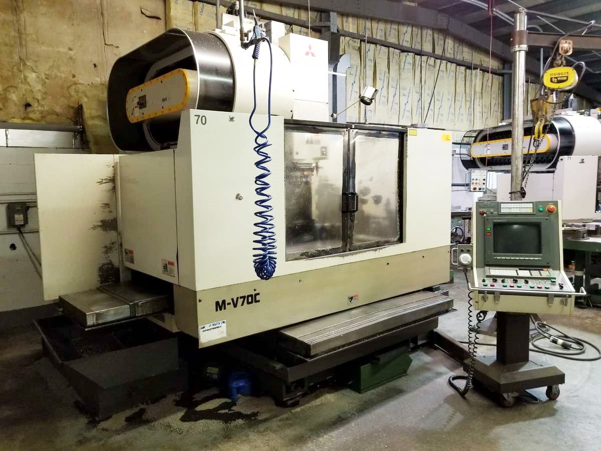 Mitsubishi M-V70C CNC Vertical Machining Center Travels: X-49.2