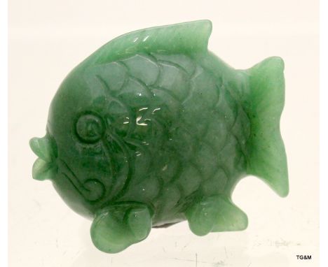 A Jade carving of a fish