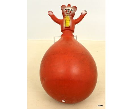 A vintage Rupert Bear Space Hopper