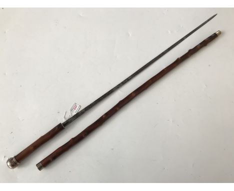 A Victorian sword stick
