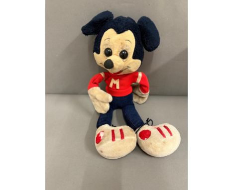 A vintage Bendykins Mickey Mouse cuddy toy 