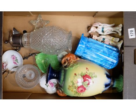 A collection of pottery to include Royal Doulton City Gent character jug D6815 (seconds) Royal Doulton Winthrop teapot, relig