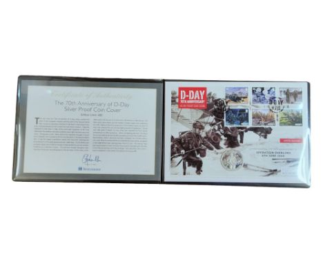 THE 70TH ANNIVERSARY OF D-DAY SILVER PROOF COIN COVER 