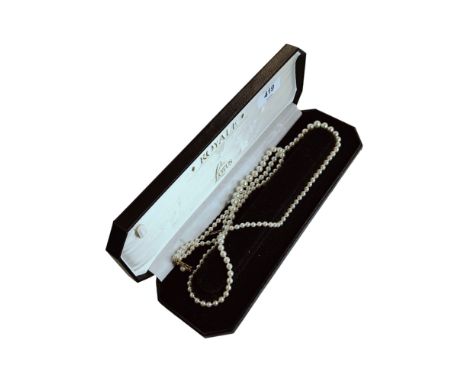 SILVER CLASP PEARLS 