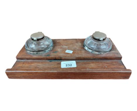 ART DECO INKWELL SET 