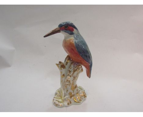 A Royal Worcester figure of a Kingfisher, 16cm high