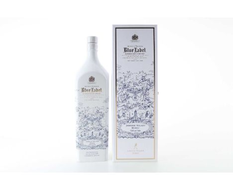 JOHNNIE WALKER HOUSE BLUE LABEL CASKS EDITION 1L BLENDED WHISKY  This expression was exclusively sold in the now defunct trav