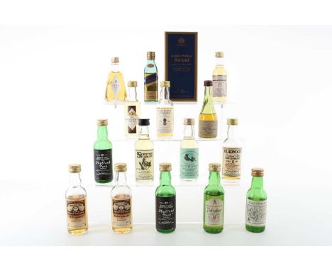 44 ASSORTED WHISKY MINIATURES INCLUDING DALWHINNIE 1963 GORDON & MACPHAIL CONNOISSEURS CHOICE  Dalwhinnie 1963 Gordon & MacPh