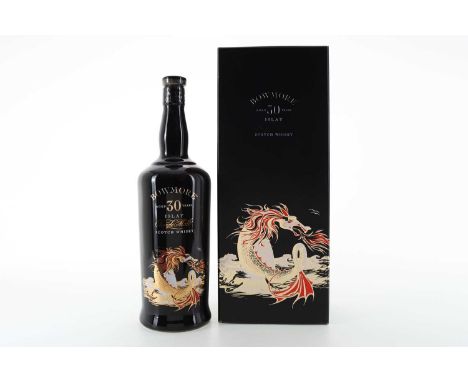 BOWMORE 30 YEAR OLD THE SEA DRAGON 75CL ISLAY SINGLE MALT  43% ABV / 75cl  Sat on the picturesque shore of Loch Indaal, Bowmo