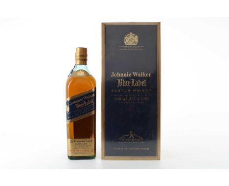 JOHNNIE WALKER BLUE LABEL 75CL BLENDED WHISKY  Bottle Number: H 06895 JW43% ABV / 75cl  When John Walker opened a grocery, wi