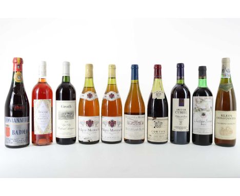 10 ASSORTED BOTTLES OF WINE INCLUDING FONTANAFREDDA 1949 BAROLO  Fontanafredda 1949 Barolo No stated ABV / approx 75clPuligny